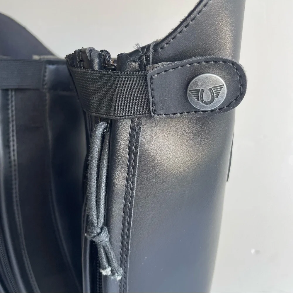 Kids TuffRider Black Lace-Up Riding Boots